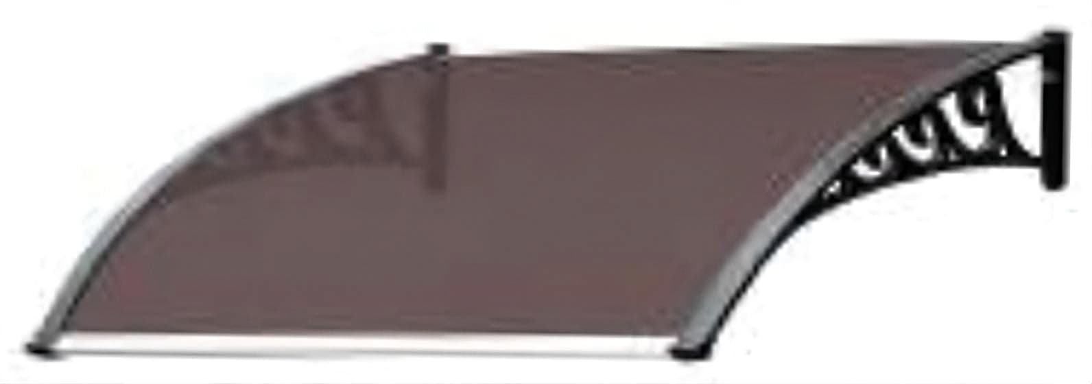 Pensilina Policarbonato Mod. Alveolare Marrone Cm 100 x 150