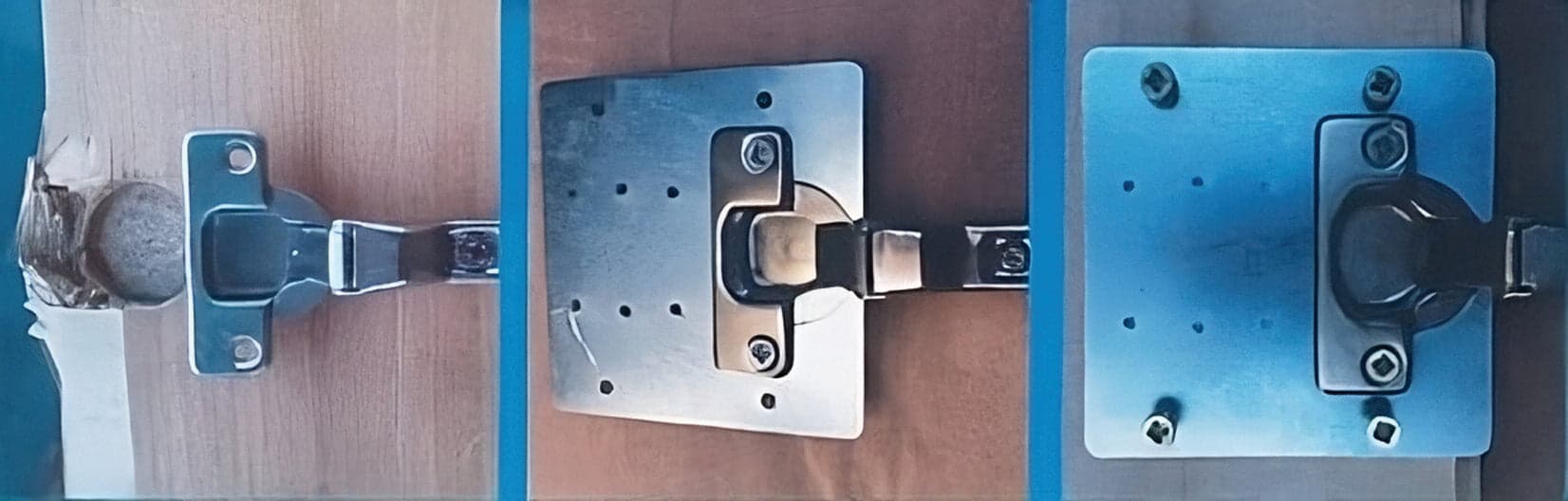 Piastra Di Riparazione Per Ante Mobili Jolly Ø Foro Mm. 26 , Acciaio Inox 12.00 Pz in Cardini BricoGo - Marano di Napoli, commercioVirtuoso.it