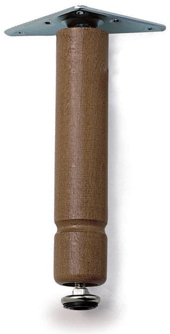 Piedino Regolabile con Piastra Colore Noce Cm 10 20 Pezzi