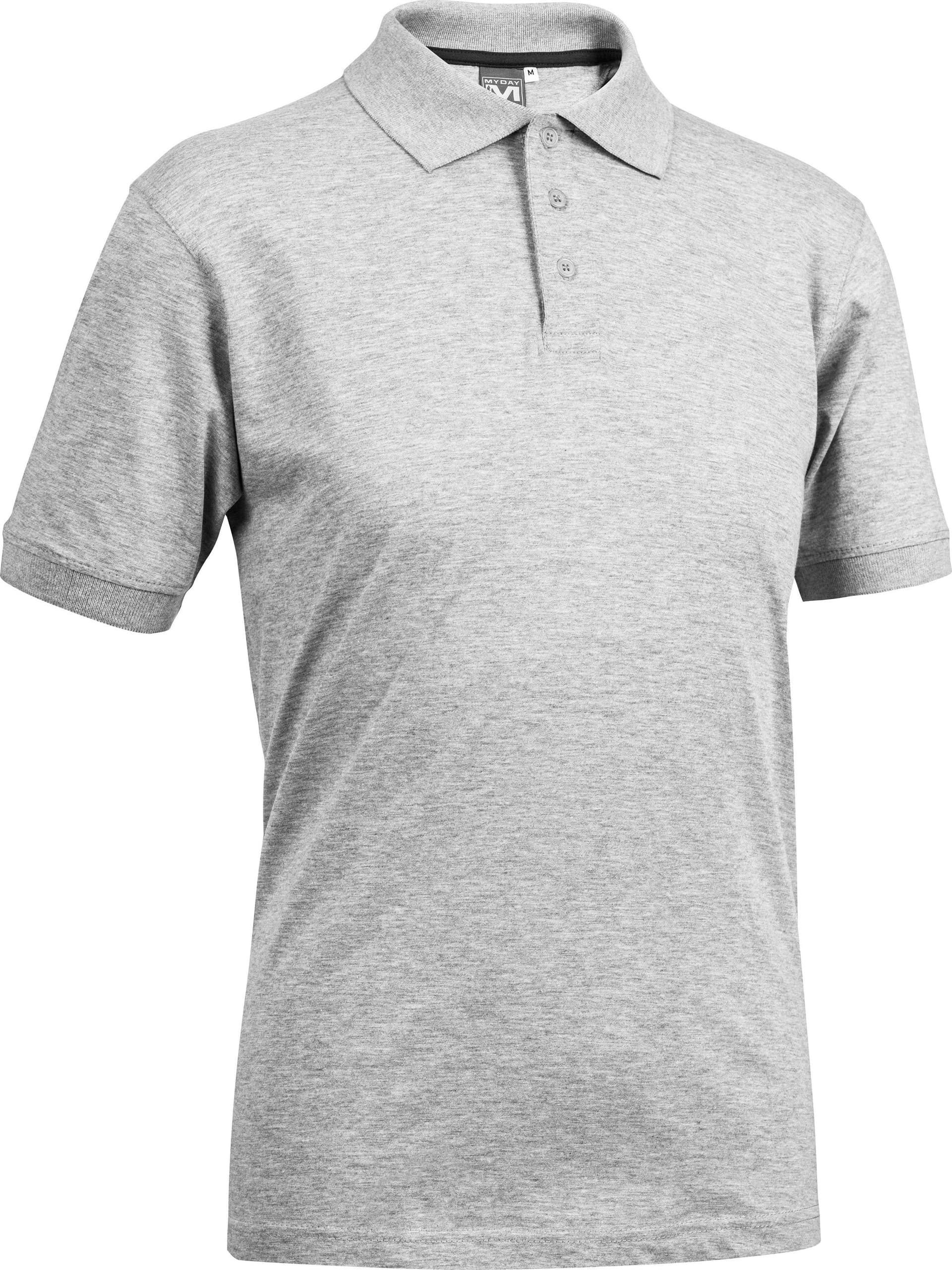 Polo Fox Jersey Colore Grigio Melange Scuro Misura L