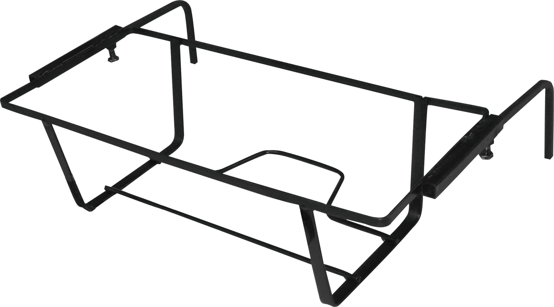 Portavaso da Balcone Regolabile Nero Cm 60 5 Pezzi