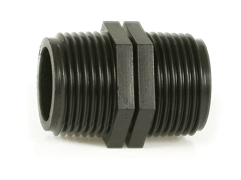 RACCORDO FILETTATO NIPPLO PER TUBO IN POLIETILENE  mis. 3/4 100.00 pz