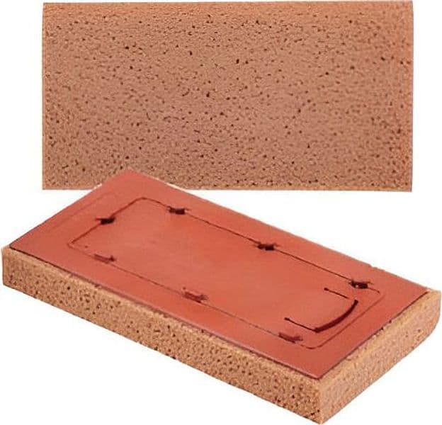 Spugna di Ricambio ad Attacco Rapido Easy Lock Cm 17 x 34X4 H Colore Avana