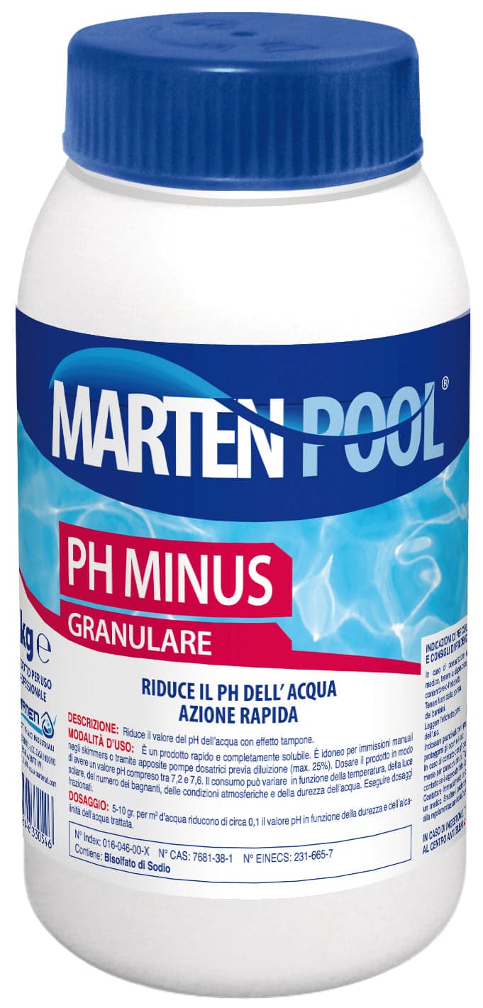 Ristabilizzatore di Cloro Ph Meno Kg 1 12 Pezzi