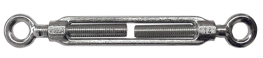 Robur Tenditore A Due Occhi Per Funi Mm. 6 (1/4) 30.00 Pz