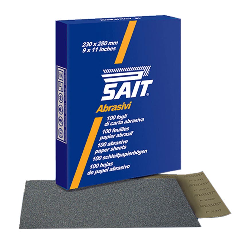 Carta Abrasiva S Saitac Cw C Mm 140 x 230 Grana 1.500 50.00 Fogli Sait