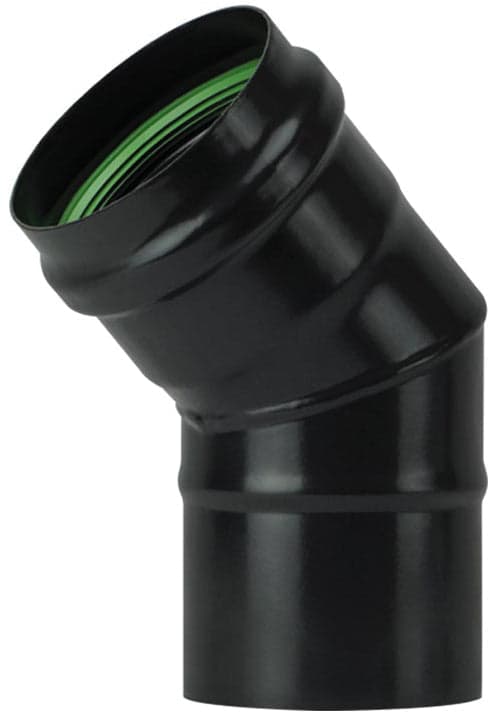 Gomito 45 ° per Stufa a Pellet Light senza Guarnizione Colore Codice 55044