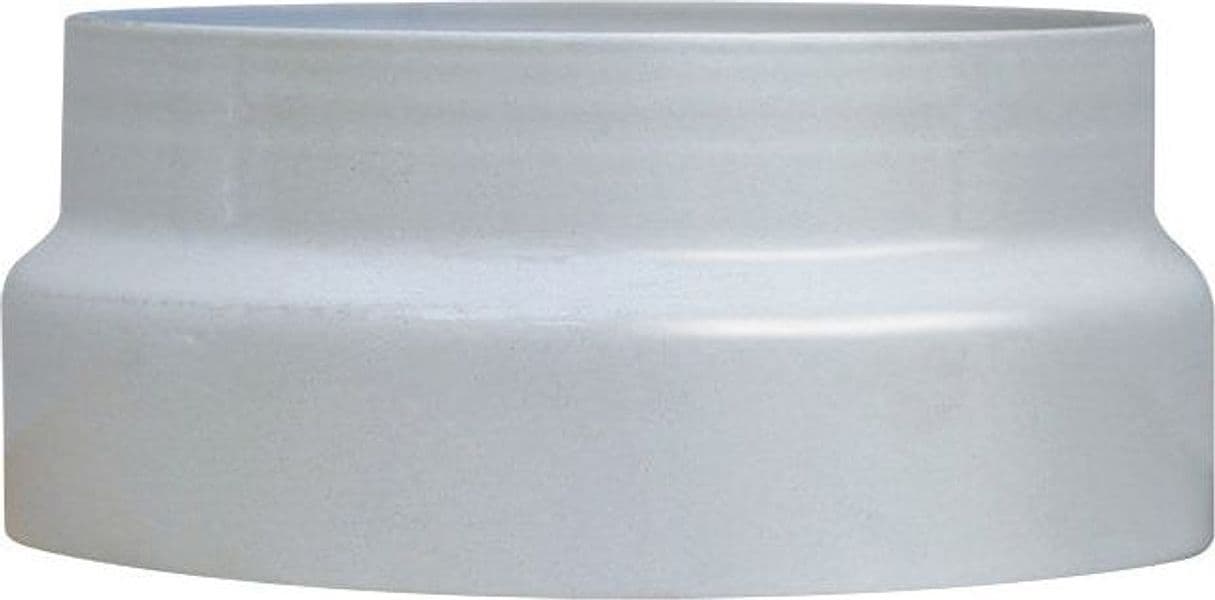 Riduzione per Stufa a Legna Porcellanato Classic Colore Bianco Ø Cm 14 x 13