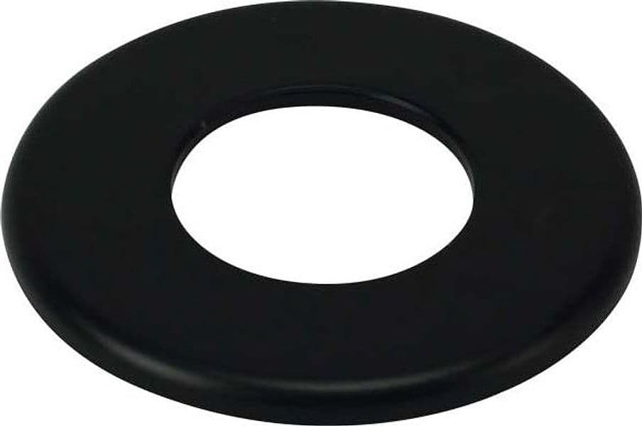 Rosone da Parete per Tubi Stufa a Pellet Light Colore Nero Opaco Ø Cm 10