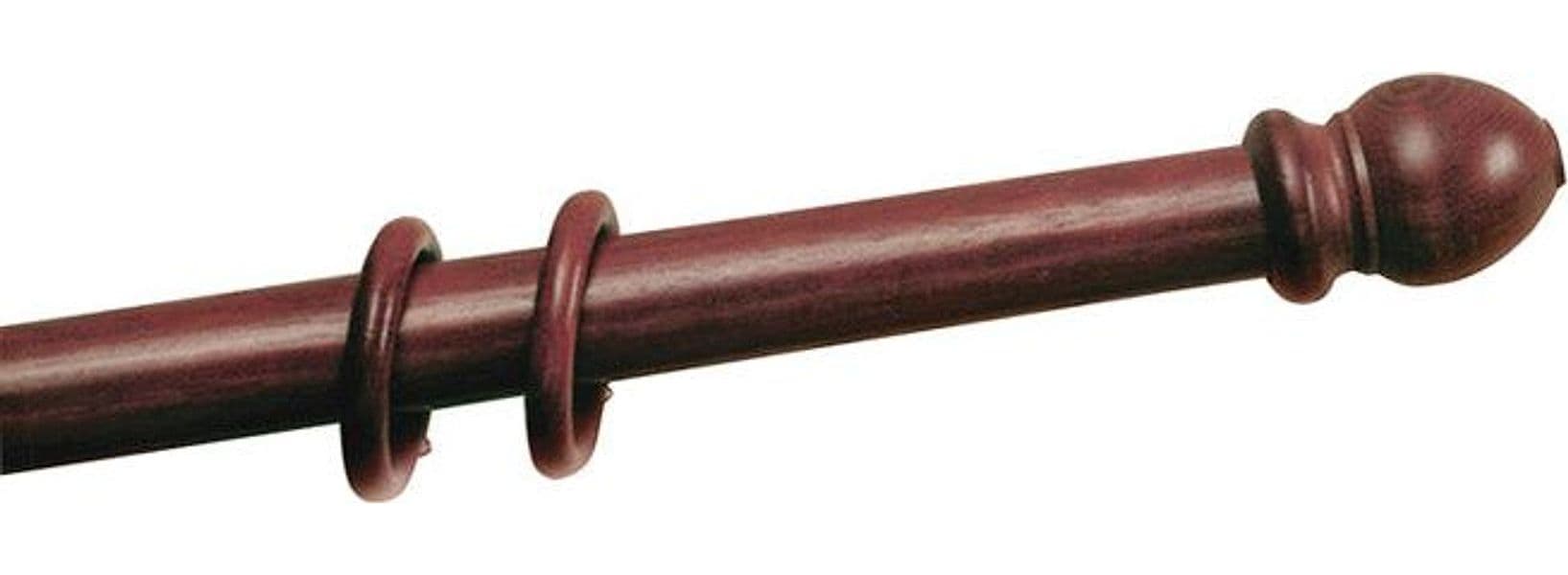Scorritenda a Strappo in Legno Ø Mm 22 Colore Naturale Cm 160