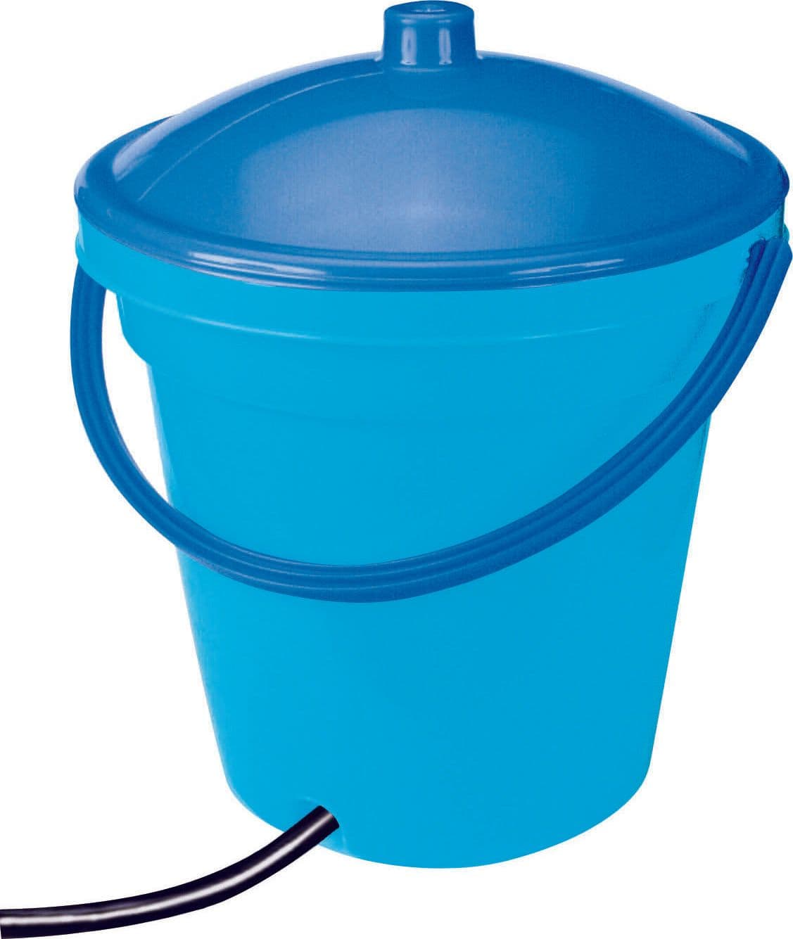 Serbatoio in Plastica con Manico + Coperchio Ø Cm 37 x 41 H L 18