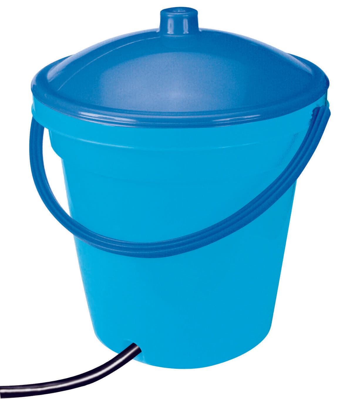 Serbatoio in Plastica con Manico + Coperchio Ø Cm 37 x 41 H L 18