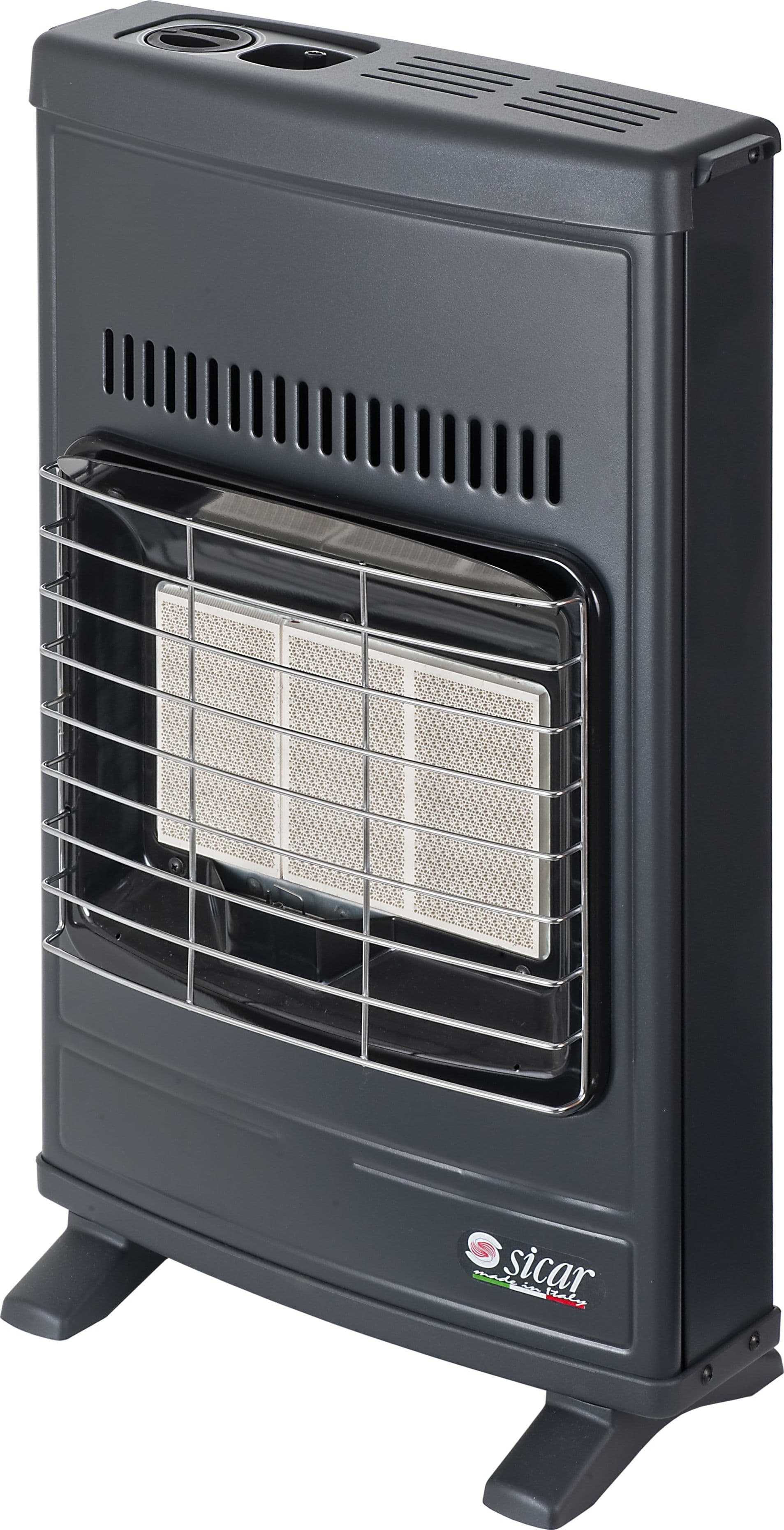 Stufa ad Infrarossi GPL a Parete 4 200 W Colore Grigio Sicar