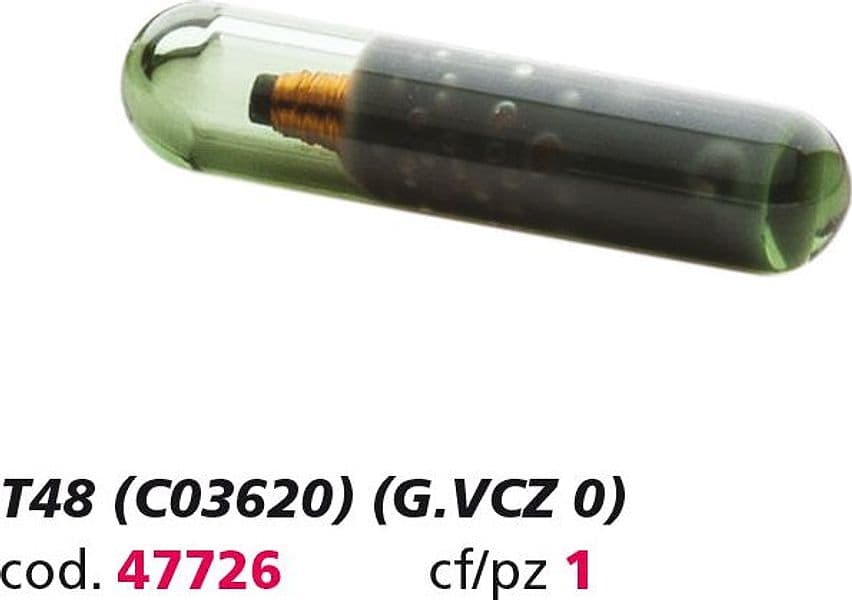 Chip Transponder T48 (C03620) (g. Vcz 0) Silca