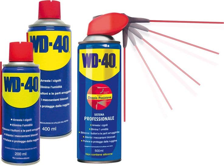 Spray Lubrificante WD 40 Ml. 100 24 Pezzi