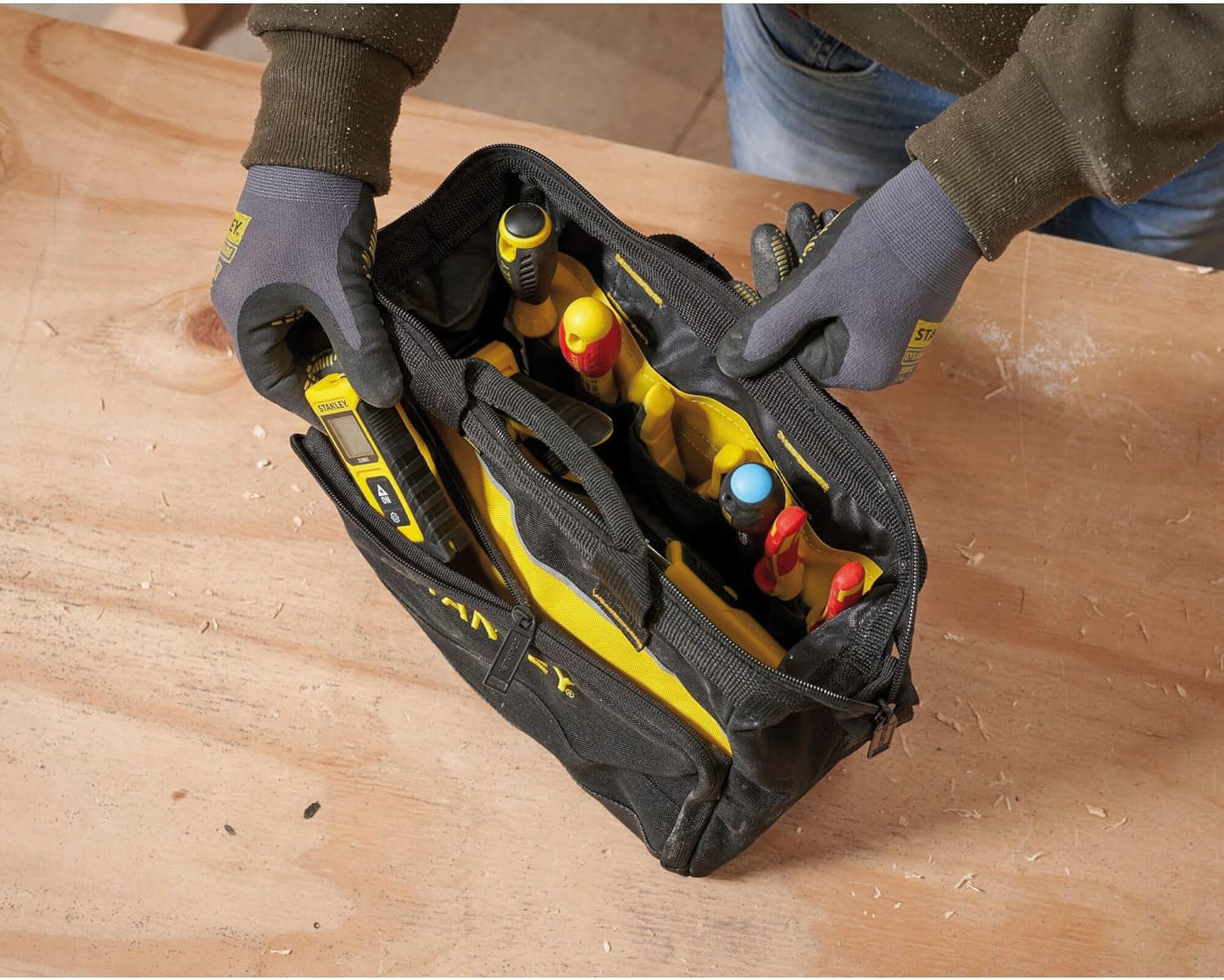 Stanley Borsa Porta Attrezzi Cm. 30X13X25 H (12,5) in Borse per utensili BricoGo - Marano di Napoli, commercioVirtuoso.it