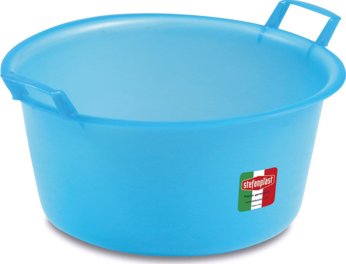 Bacinella Tonda Azzurra L 20 Ø Cm 45 x 22 H Stefanplast