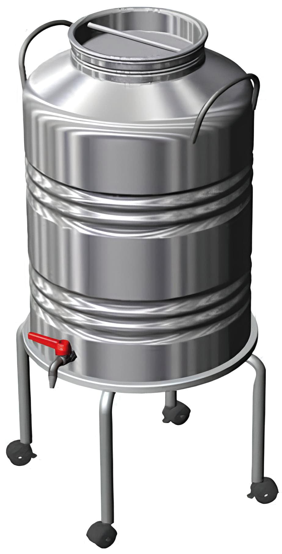 Supporto Per Bidone Olio Lt. 50 Alto Con Ruote Ø Cm. 38 in Contenitori BricoGo - Marano di Napoli, commercioVirtuoso.it