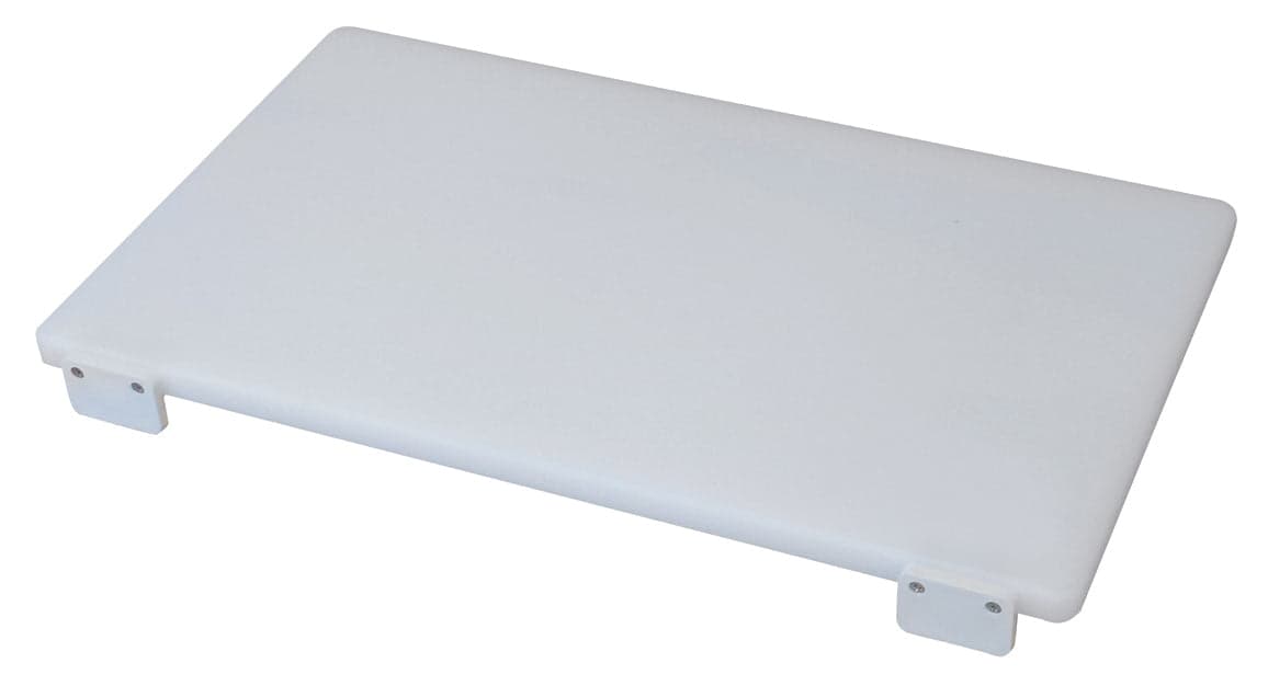 TAGLIERE CON FERMI BIANCO IN POLIETILENE cm. 80x40x3
