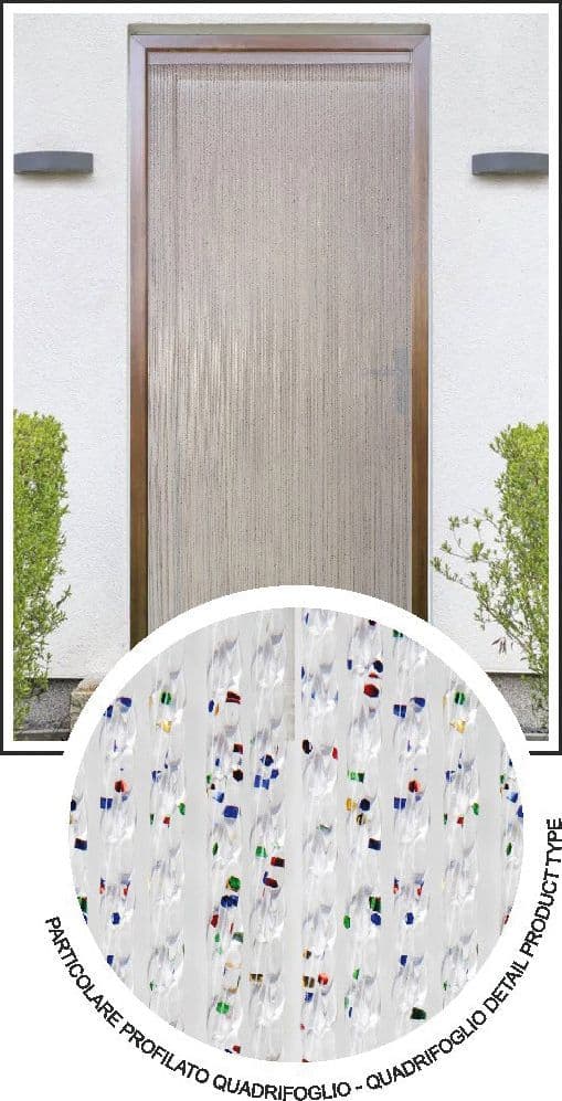 Tenda In Pvc Quadrifoglio Rotolo Col. Multicolor 12.00 Kg in Schermi divisori e protettivi per giardino BricoGo - Marano di Napoli, commercioVirtuoso.it