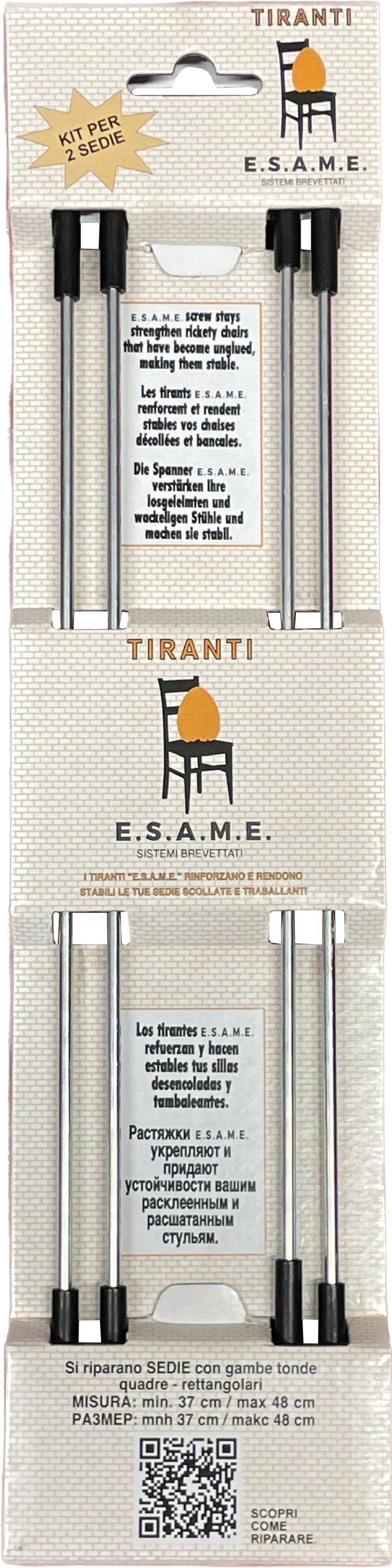 Tirantini Per Sedie Cm. 37÷48 4 Pz. in Autocategorizzazione BricoGo - Marano di Napoli, commercioVirtuoso.it