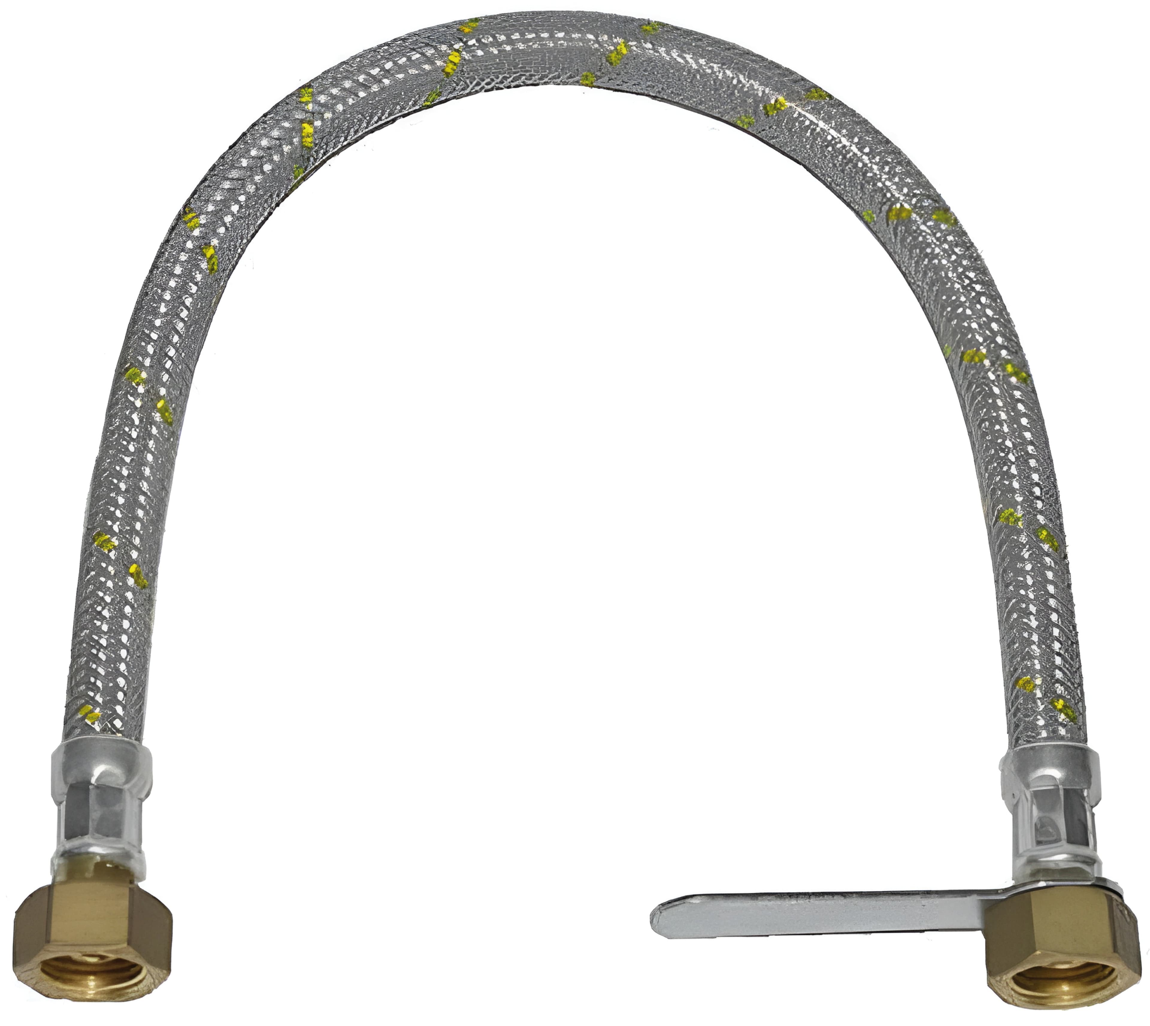 TUBO FLESSIBILE PER CENTRALINE GAS CON CHIAVE Attacco 1/2 FF  cm. 70 6.00 pz