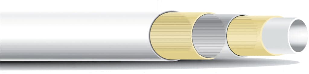 Tubo Multistrato Nudo Spessore Alluminio Mm. 0,20 Mis. 16X2,0 100.00 Metri in Tubazioni BricoGo - Marano di Napoli, commercioVirtuoso.it