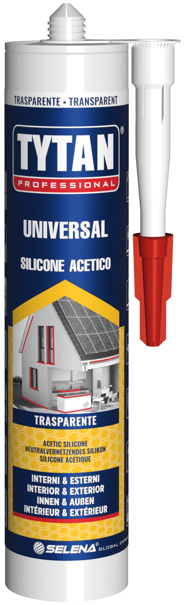 Tytan SILICONE ACETICO UNIVERSALE  ml. 280 - Marrone