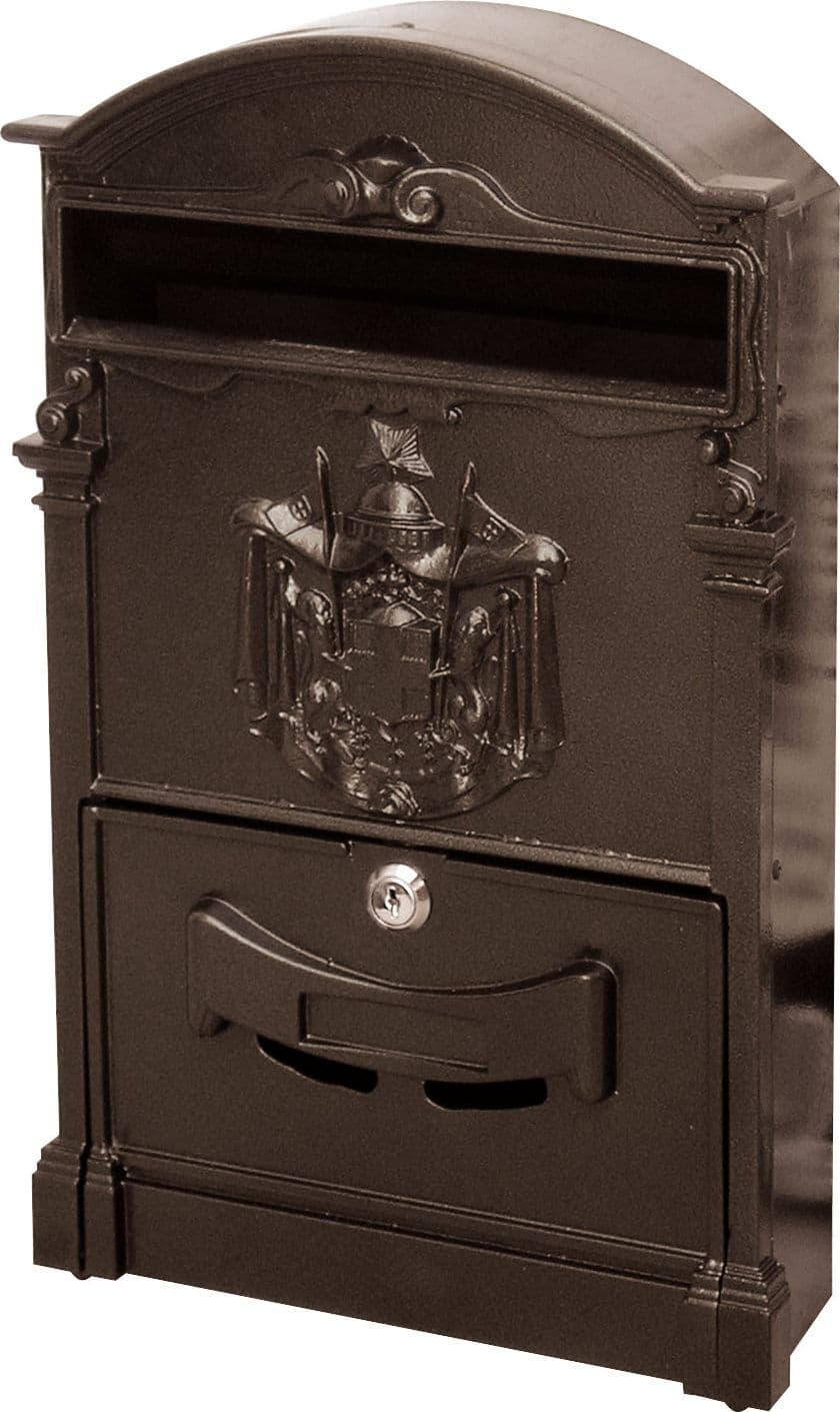 Cassetta Postale Artistica Colore Bronzo Utilia