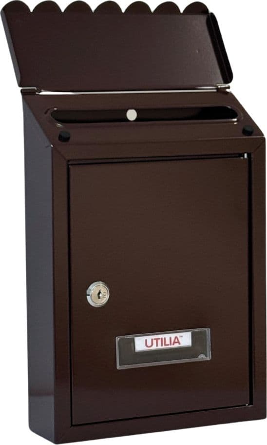 Utilia Cassetta Postale Capri Col. Marrone in Cassette postali con fissaggio a parete BricoGo - Marano di Napoli, commercioVirtuoso.it
