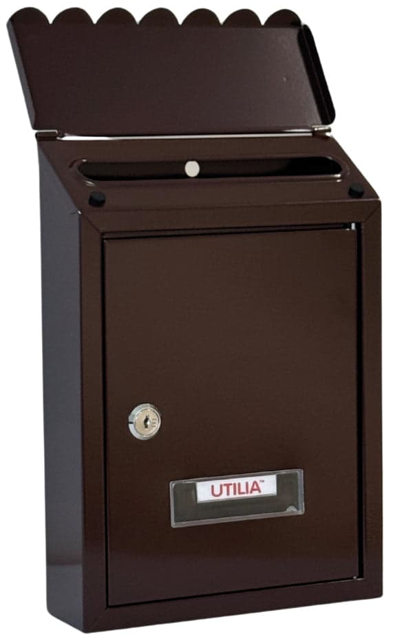 Utilia Cassetta Postale Capri Col. Marrone in Cassette postali con fissaggio a parete BricoGo - Marano di Napoli, commercioVirtuoso.it
