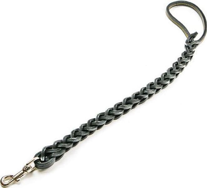 Guinzaglio in Cuoio Tripla Treccia Cm 75 Colore Assortiti Utilia Pet