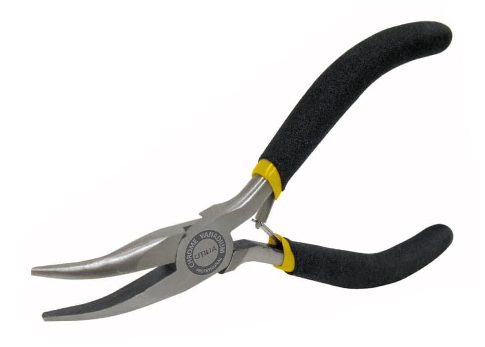 Pinza a Becchi ½ Tondi Piegati Professionale Mm 120 6 Pezzi Utilia