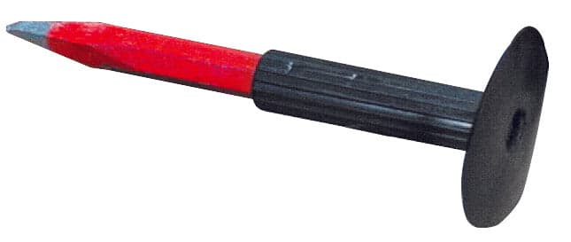 Scalpello a Punta con Paramano Mm 350 x 16 5 Pezzi Utilia