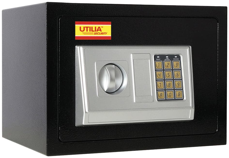 Cassaforte Elettronica Chiusura con Combinatore Mm 390 x 190X250 H Utilia