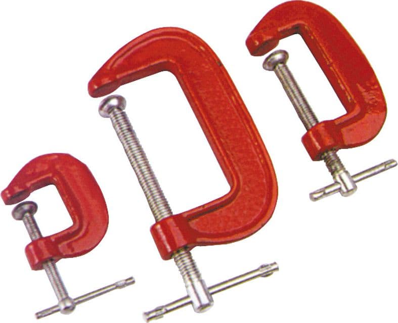 Serie Morsetti a C 3 Pezzi. Mm 25 50 75 10 Pezzi Utilia