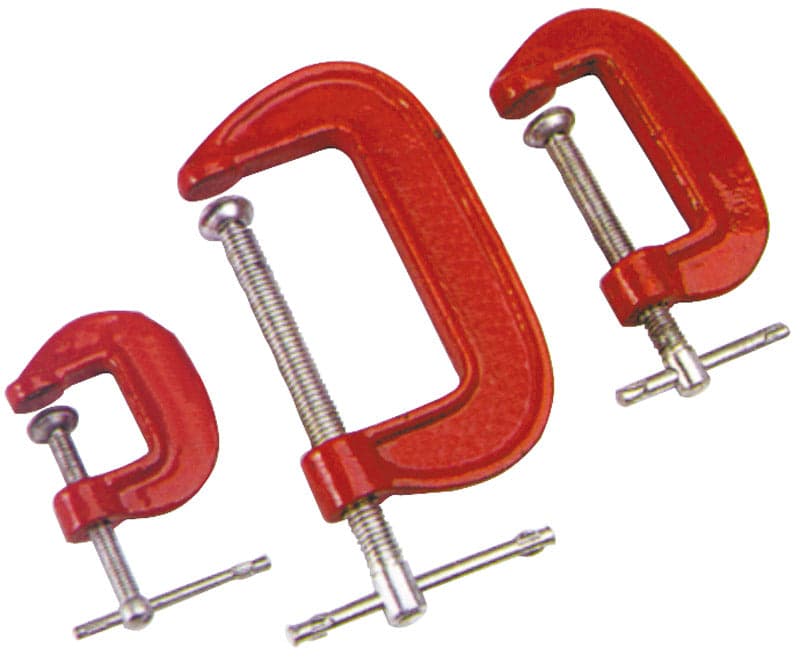 Serie Morsetti a C 3 Pezzi. Mm 25 50 75 10 Pezzi Utilia