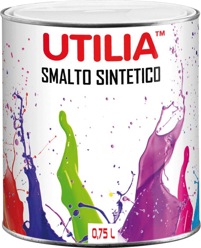 Smalto Sintetico Ml. 750 Cuoio 6 Pezzi Utilia
