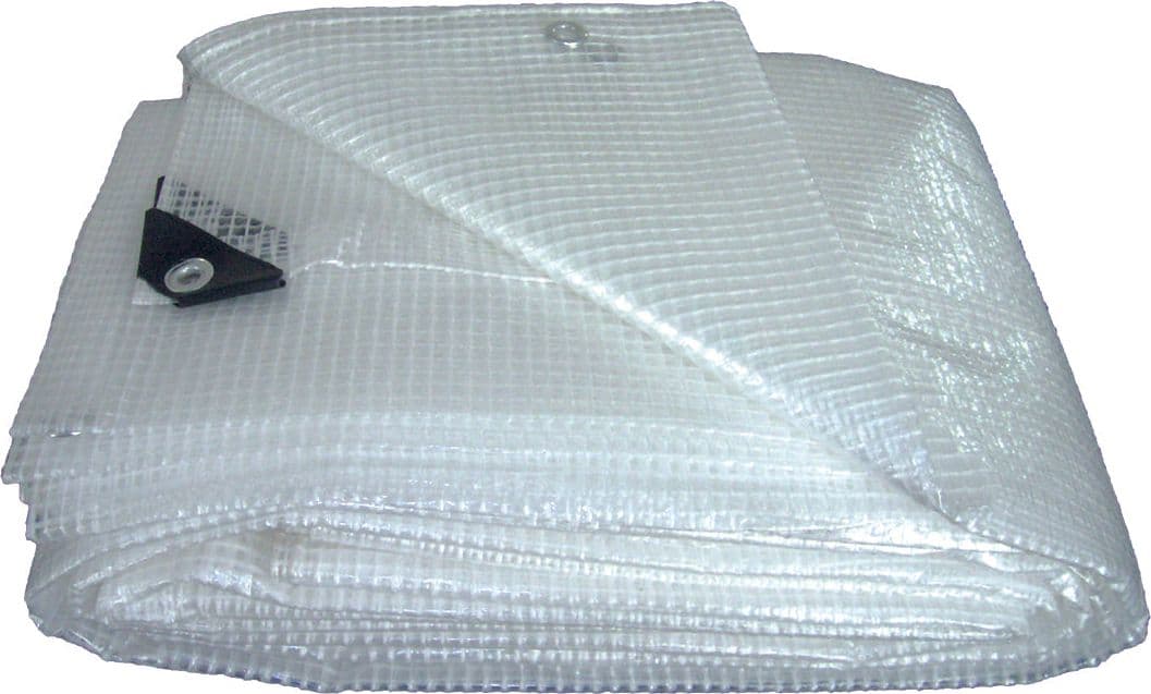 Telo Retinato Multiuso in PVC Colore Bianco M 3 0 x 5 Utilia