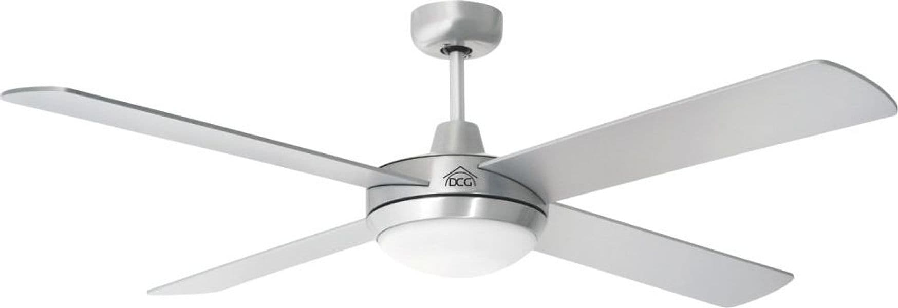 Ventilatore da Soffitto con 4 Pale in Legno con Luce e Telecomando 60 W Ø