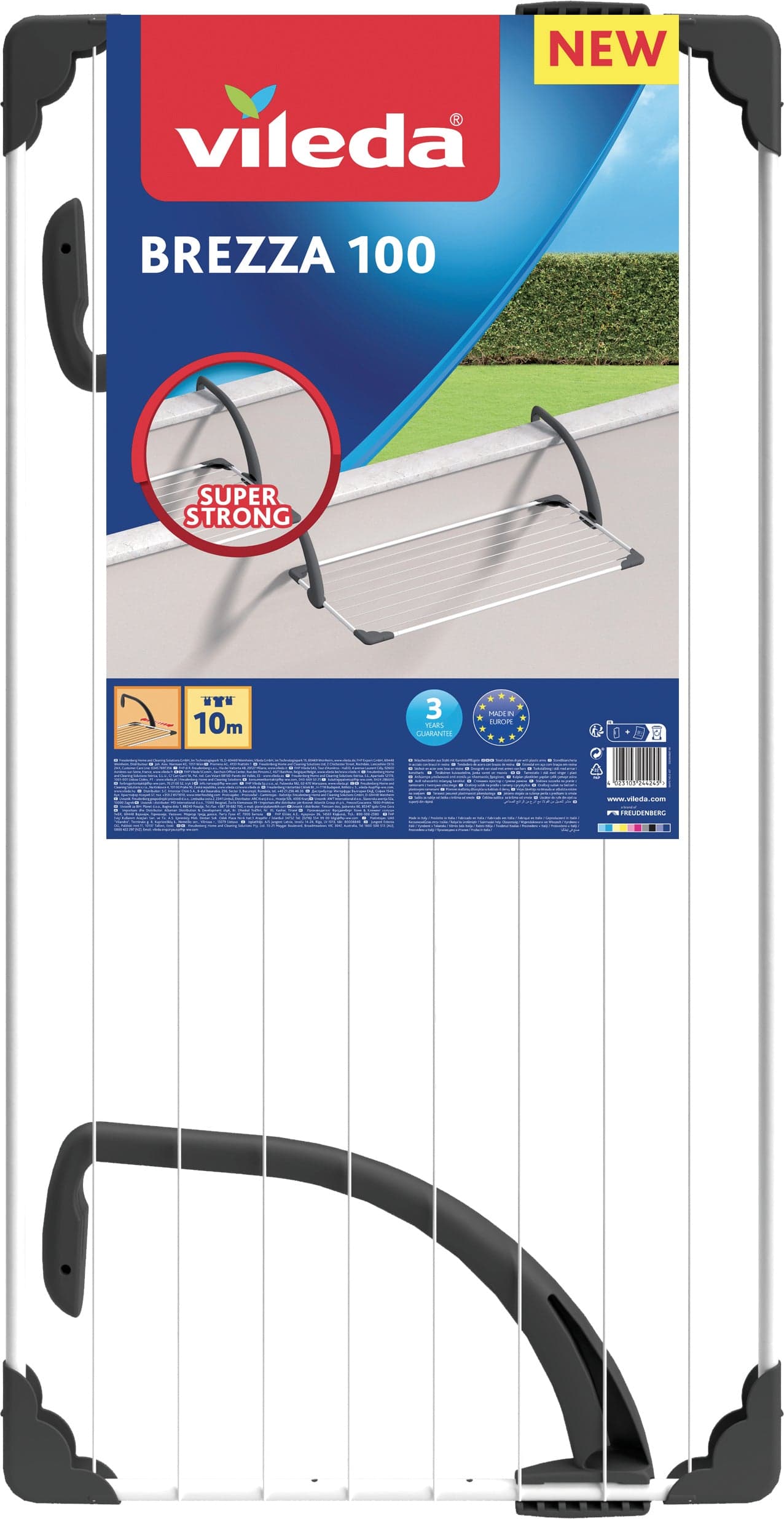 Vileda Stendibiancheria Da Balcone Brezza 100 Cm. 109X55X28 H Stenditura Mt. 10 in Stendini BricoGo - Marano di Napoli, commercioVirtuoso.it