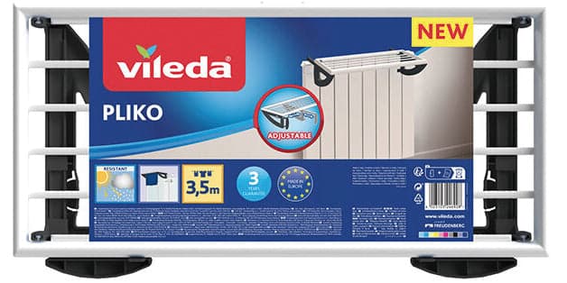 Vileda Stendibiancheria Da Balcone Pliko Cm. 56X42X13 H Stenditura Mt. 3,5 in Stendini BricoGo - Marano di Napoli, commercioVirtuoso.it