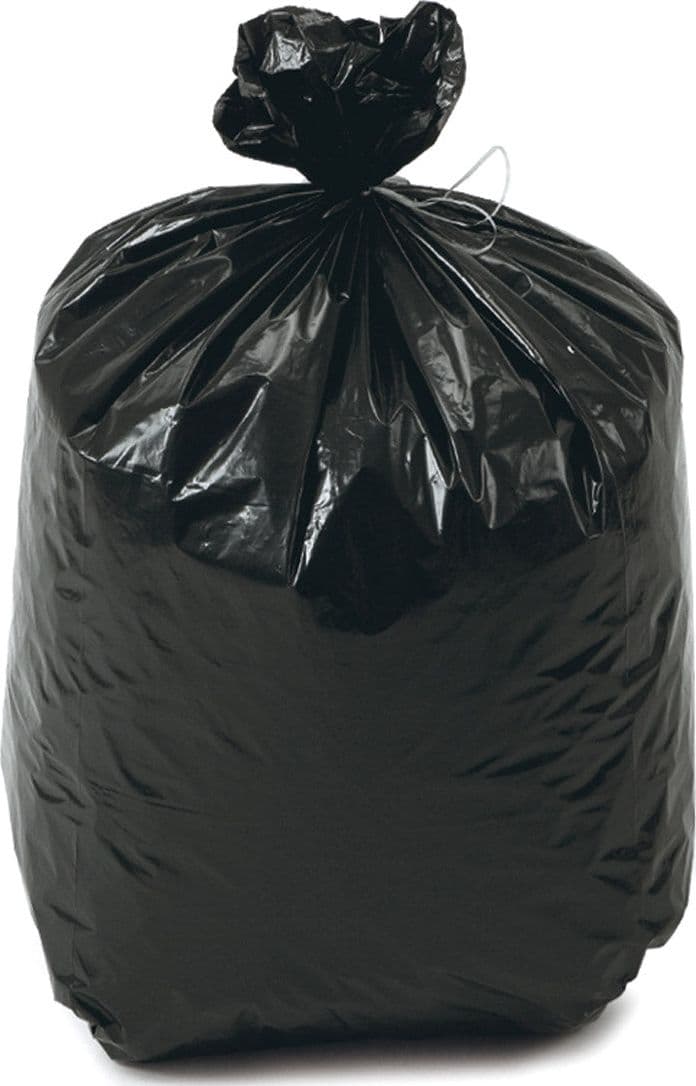 Sacco Rifiuti Famiglia Nero 15 Pezzi Cm 55 x 65 L 40 24.00 Rotoli Virosac