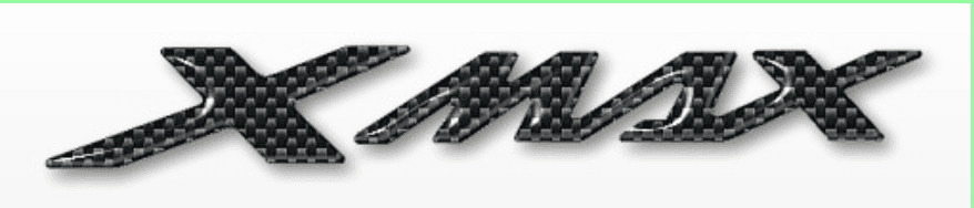 2 ADESIVI/STICKERS 3D SCRITTA XMAX compatibili per SCOOTER YAMAHA X MAX 2010-2024 in Decalcomanie adesivi e magneti LabelBike - Bibbiano, commercioVirtuoso.it