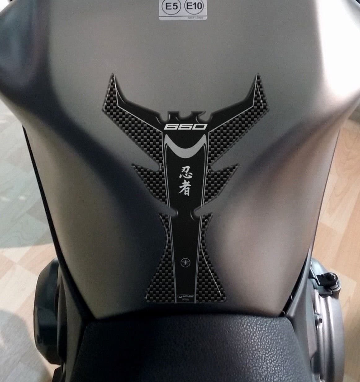 KIT ADESIVI RESINA 3D PROTEZIONI compatibili per moto NINJA 650 KAWASAKI carbon in Decalcomanie adesivi e magneti LabelBike - Bibbiano, commercioVirtuoso.it