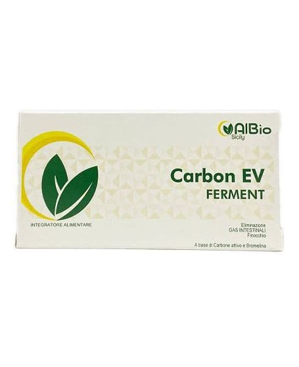 Carbonev 30 caps. Fermenti, Finocchio, Anice, Carvi, Bromelina, Melissa favorisce l’eliminazione dei Gas intestinali
