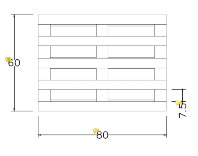 Pallet Bancale Monouso Pedana In Legno, 60 X 80 Cm Trasporto Resistente in Carrelli a mano BricoGo - Marano di Napoli, commercioVirtuoso.it