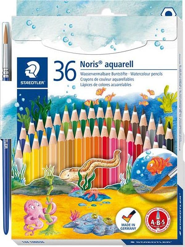 ASTUCCIO 36 MATITE COLORATE 144 AQUARELL NORIS CLUB STAEDTLER