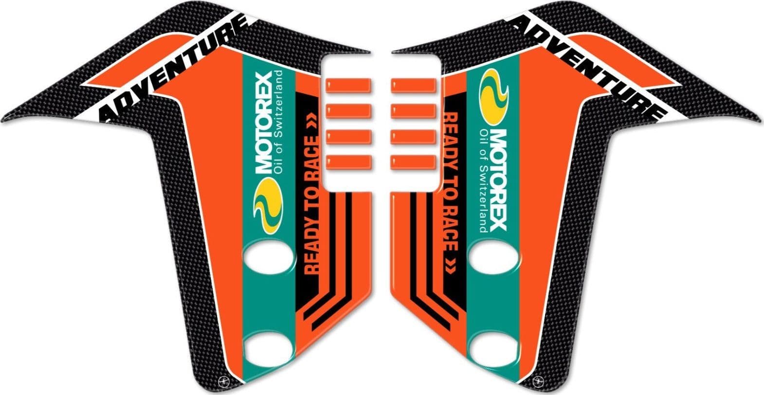 ADESIVI LATERALI PARAFANGO GEL 3D compatibili per KTM 1050-1090-1190 ADVENTURE in Parafanghi LabelBike - Bibbiano, commercioVirtuoso.it