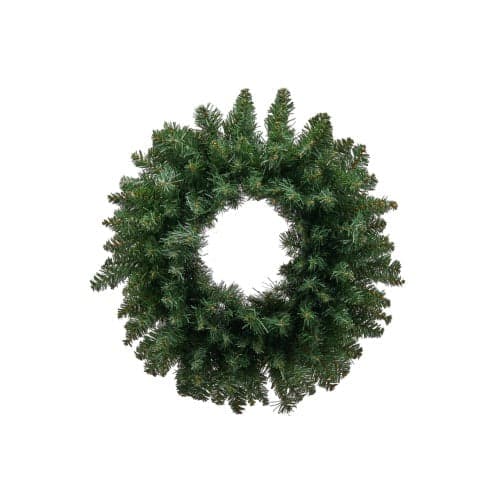 Ghirlanda tonda in PVC effetto aghi di Pino corona natalizia, dietro porta natalizio in Orpelli e festoni MagiediNatale.it - Altamura, commercioVirtuoso.it